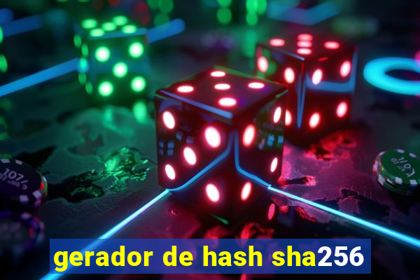 gerador de hash sha256